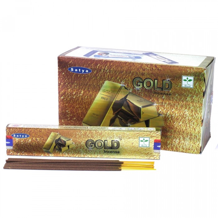 Satya Gold - Χρυσός 15gr Αρωματικά στικ